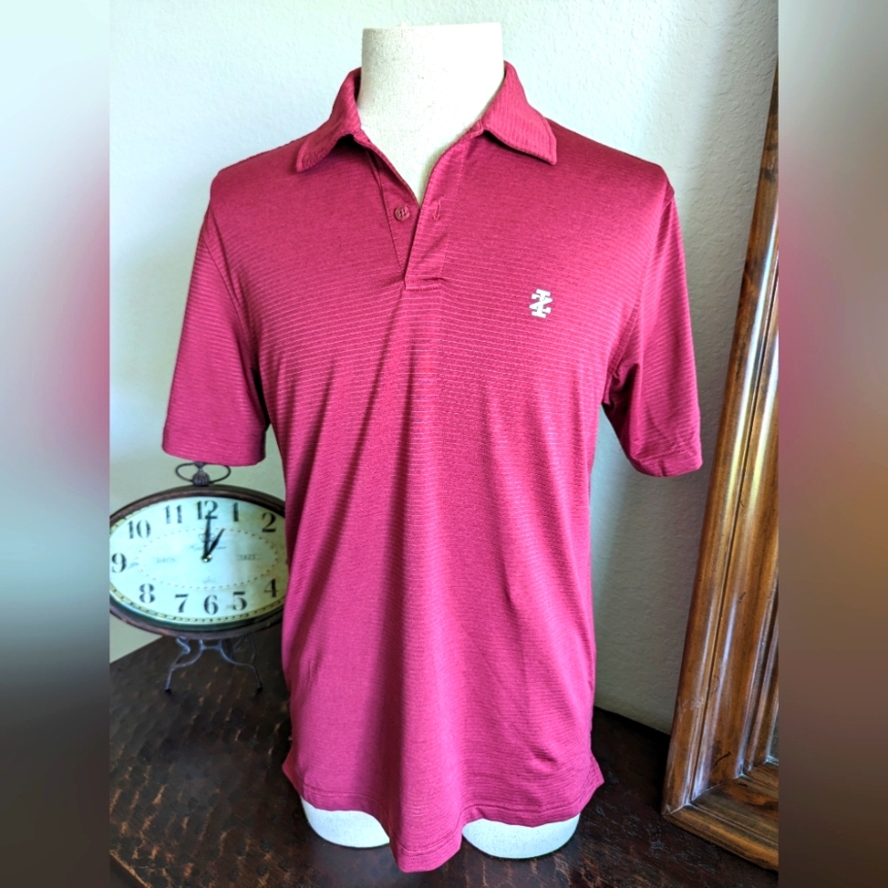 Men's Izod Golf Burgundy Polo